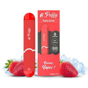 E.Puffy - Ice Strawberry Vape 0mg