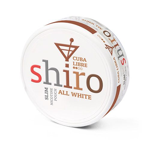 Shiro Cluba Libre Slim valkoinen nuuska
