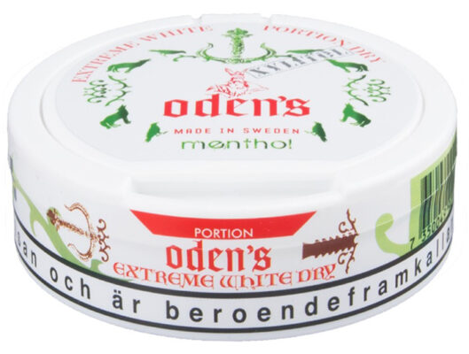Oden's Menthol Extreme White Dry
