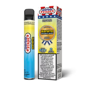 American Stars - Banana Snowflakes Vape 0mg