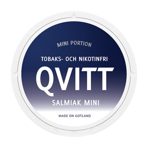 Qvitt - Salmiak Mini 0mg