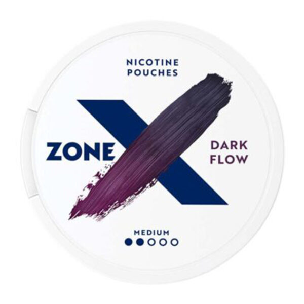 Zone - X Dark Flow Slim All White Medium 4mg