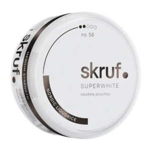 Skruf - Superwhite Nordic Liquorice Slim Medium #56 10mg