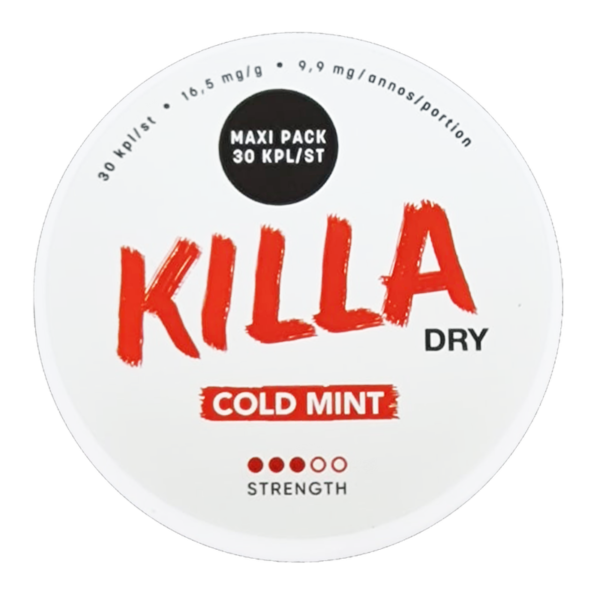Killa - Dry Cold Mint Maxi 10mg