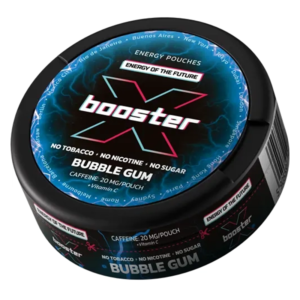 X-Booster Bubble Gum, caffine 20mg