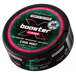 X-Booster - Cool Mint Strong, Caffeine 40mg