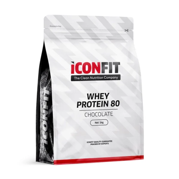 ICONFIT - Whey 80 Protein Maustamaton 1kg